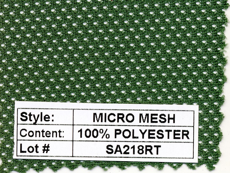 Micro Mesh 100% Polyester